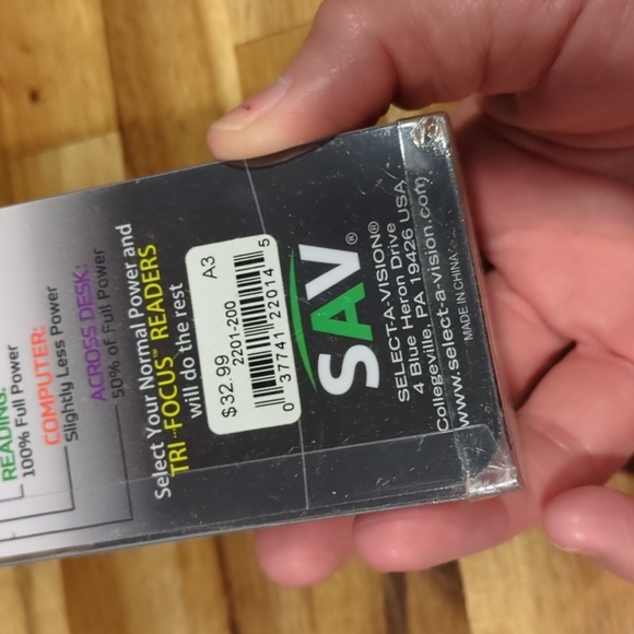 Optitek Tri-Focus Multi Focal readers +2.00 A3 NWT - Picture 6 of 6